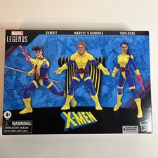 Marvel Legends X-Men 60th Anniversary Figure 3 Pack Banshee Gambit Psylocke Set