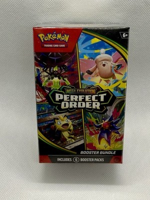 Pokémon TCG: Mega Evolution-Perfect Order Booster Bundle (6 Packs) New Sealed