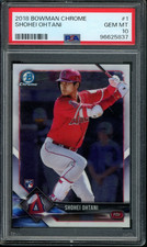 2018 Bowman Chrome Shohei Ohtani PSA 10 Rookie Batting #1