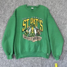 Vintage St. Pat's Sweatshirt Mens XL Russell University of Missouri Rolla 1998
