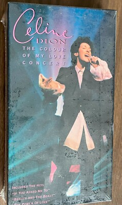 CELINE DION ''THE COLOUR OF MY LOVE'' VHS BRAND NEW AND SEALED
