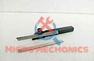MINI LATHE PARTING CUT OFF TOOL HOLDER - 8MM SHANK + 2X M2 HSS Blade ...