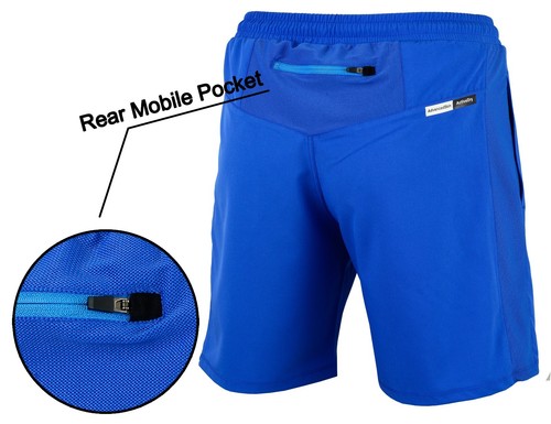 FDX MEN'S ACTIVE DRY GYM, BODYBUILDING, TRAINING, RUNNING, SHORTS,WORKOUT PANTS - Picture 8 of 13