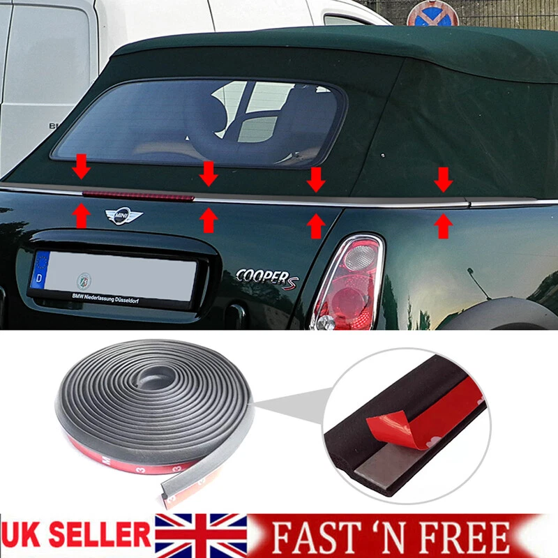 BMW Mini One Cooper S Convertible R52 R57 JCW rear soft top roof weather  seal