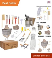 Ultimate Beekeeping Supplies Kit: Smoker, Uncapping Tools & Beekeeper Veil