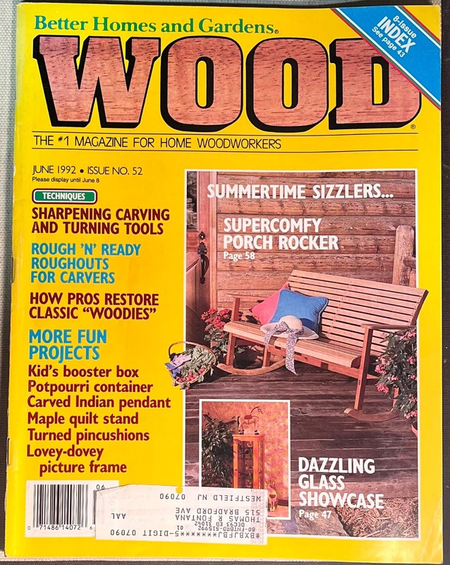 Vintage Wood Magazine : June 1992: Issue # 52