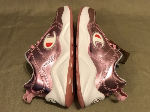 CHAMPION 93 EIGHTEEN METALLIC PINK YOUTH WOMEN FASHION SHOES CM100112Y SZ 7Y - Picture 7 of 12