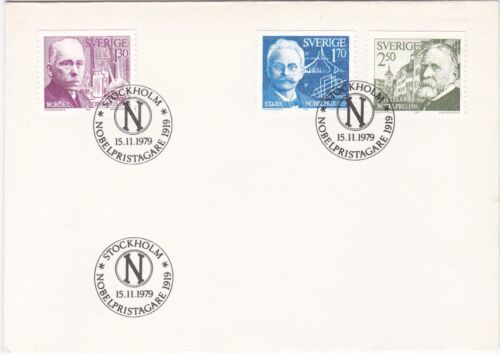 1979 Sweden FDC cover Nobel Prize 1919 - Picture 1 of 4