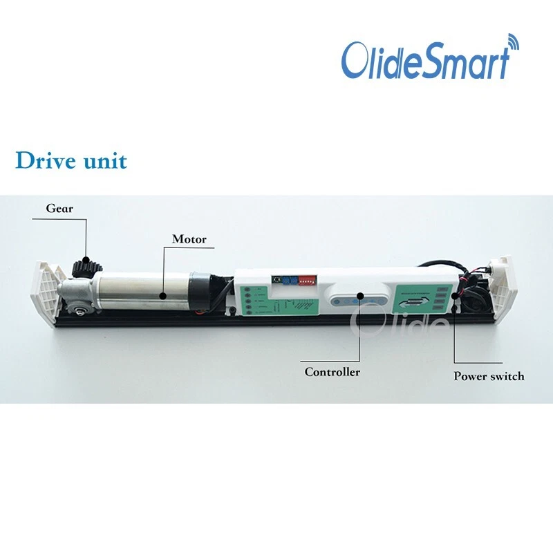 Olide Auto Sliding Open Door Closer With Pet Sensor White Color - Image 3 of 4