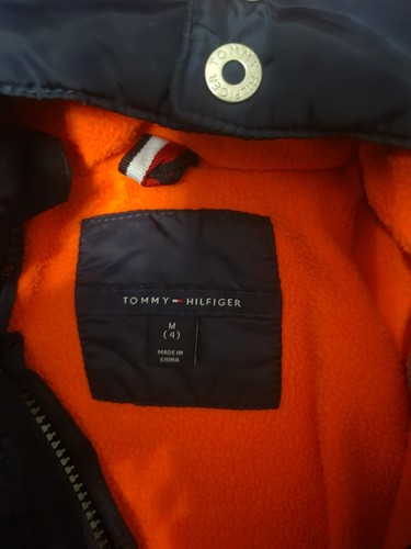 Kids Tommy Hilfiger size M (4) Navy Blue/Orange; Preowned - Picture 2 of 2