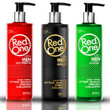 Red One Aftershave Cream Cologne Extreme-Gold-Fresh Lotion 400ml 3 PCS OFFER