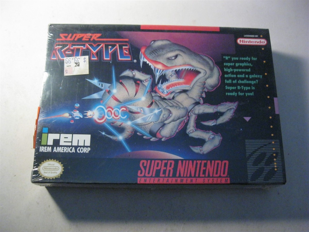 Super R-Type new factory sealed SNES Super Nintendo 1991