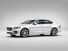 Cars volvo s90 sedan Desk Mat Stitched