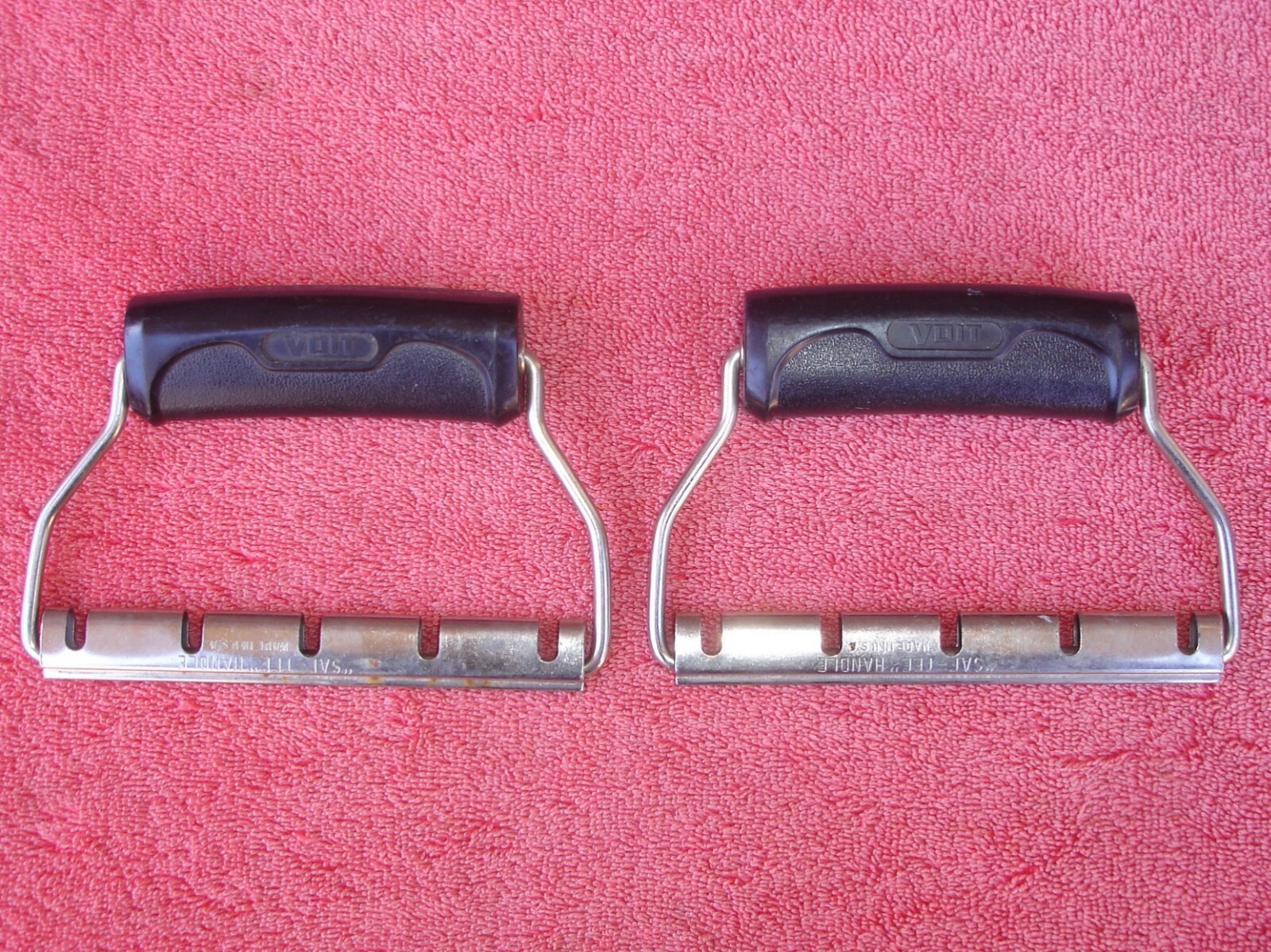 Voit Saf-Tee Handle Set of 2 Exerciser Chest Pull Hand Grips Only