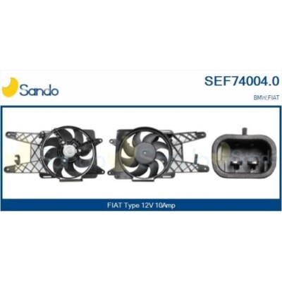 Elektromotor Kühlerlüfter Sando SEF74004.0 für Fiat