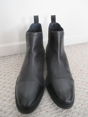 Cole‎ Haan Men\'s Black Conway Waterproof Leather Cap-Toe Chelsea Boots Size 10.5 Cole Haan Mens Conway Chelsea Waterproof Boots Black 8M  main image 4