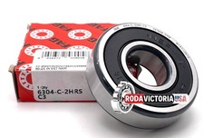 FAG 6304 2RS C3 DEEP GROOVE BALL BEARING, RUBBER SEALED 20x52x15 mm