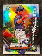 2021 Bowman Chrome REFRACTOR POSITIONAL PROMISE Francisco Alvarez