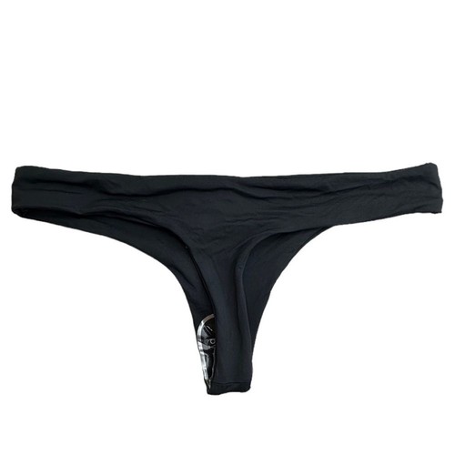 Slip bikini nero L*Space Rio Itsy nuovo con etichetta - Foto 6 di 14