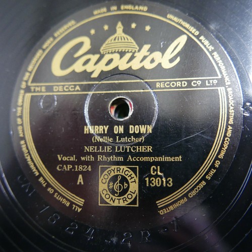 78 rpm NELLIE LUTCHER fine brown frame / hurry on down CL 13013 eBay