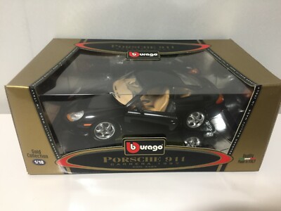 BURAGO 1:18 GOLD COLLECTION PORSCHE 911 CARRERA 97 Scale 1/18 from