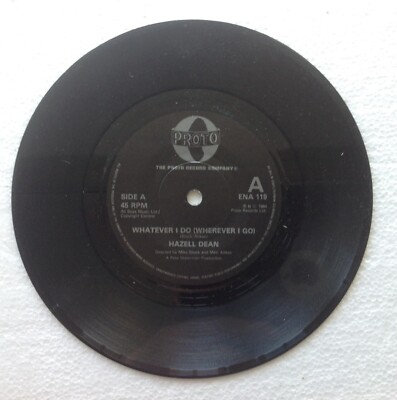 WHATEVER I DO (WHEREVER I GO), HAZELL DEAN, PROTO LABEL ENA119 PLAIN SLEEVE