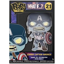 Funko Pop! Pin 21 Marvel What If Zombie Capitán América