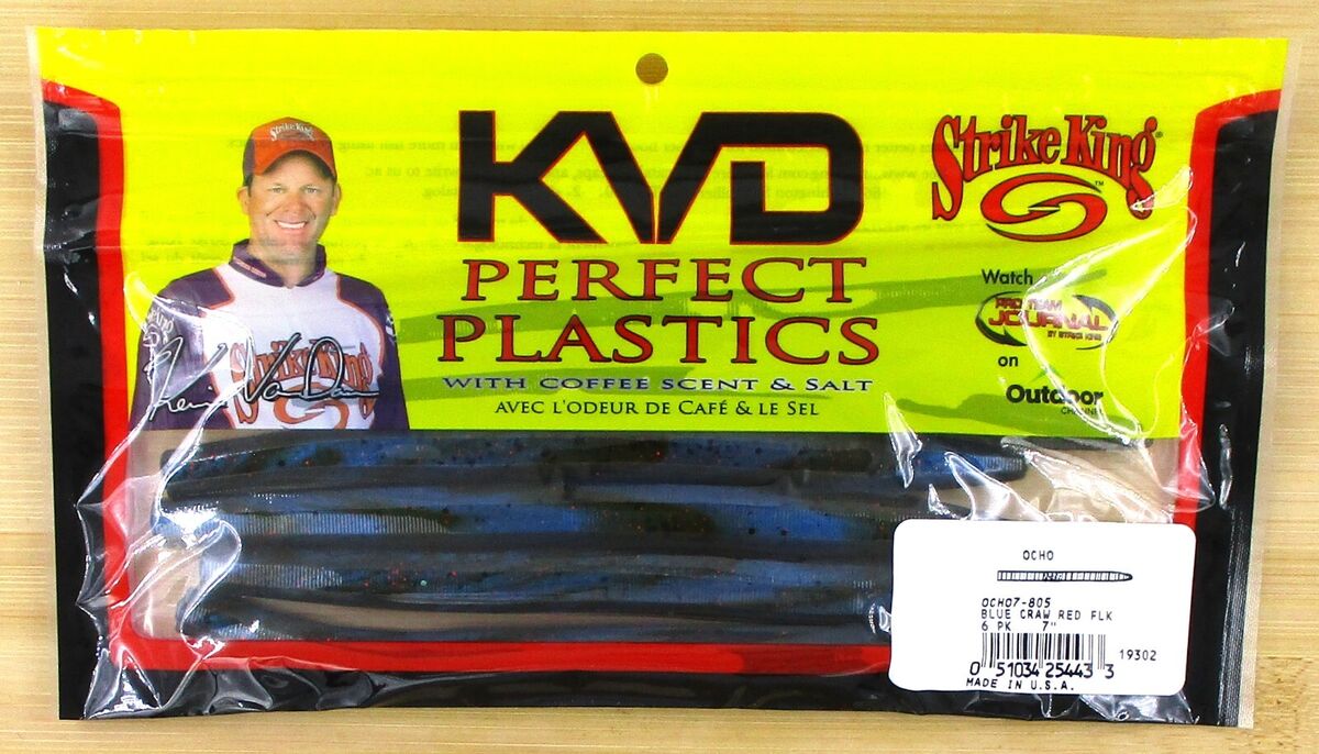 (24) Bags Strike King Perfect Plastics KVD 7 Ocho Assortment #1 Brand New