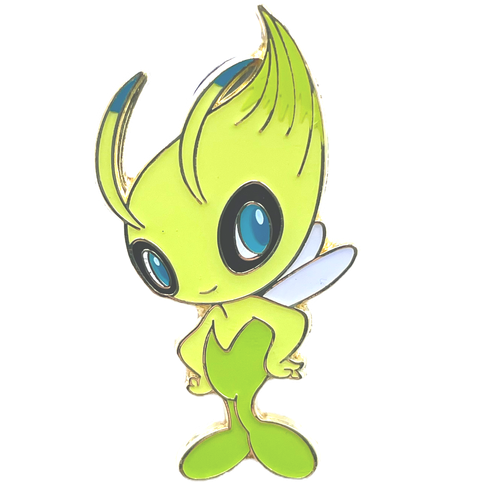 Pokemon Official Mythical Celebi / Jirachi Pin Badge - Picture 4 of 7