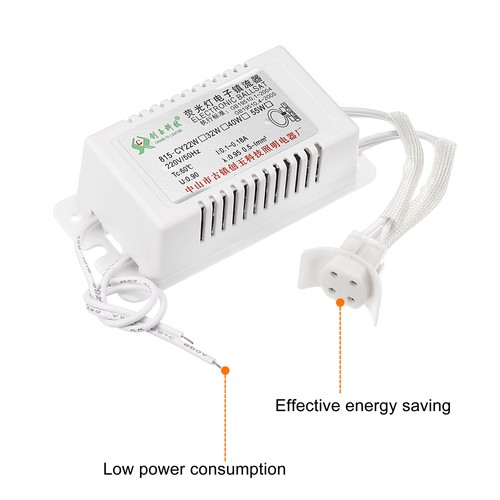 4x2x1" 220V AC 22/55W Electronic Ballast DIY Fluorescent Lamp Ballast Silver - Picture 4 of 5