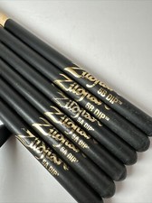 Zildjian 6 Pack 3 Pairs Select Hickory Drum Sticks 5A 5B BlackGold Lettering