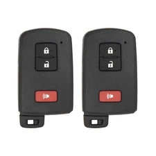 Keyless2Go Replacement for 3 Button Smart Proximity Key for Toyota HYQ14FBA 2...