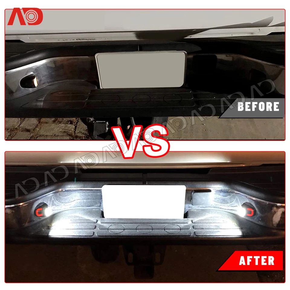 2X Para 99-06 Chevy Avalanche Escalade GMC Yukon XL LED Placa Luz Lámpara Foto 4 de 4