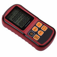 Digital LCD Dual-Channel Temperatur Messger&auml;t mit Zwei K-Typ Thermoelemente