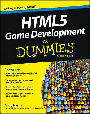 HTML5 Game Development For Dummies - Paperback, by Harris Andy - Good