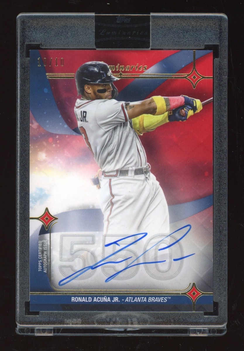 ゲームセンター・ゲームカード 2023 TOPPS LUMINARIES Ronald Acuna JR 2023 TOPPS LUMINARIES Ronald Acuna JR