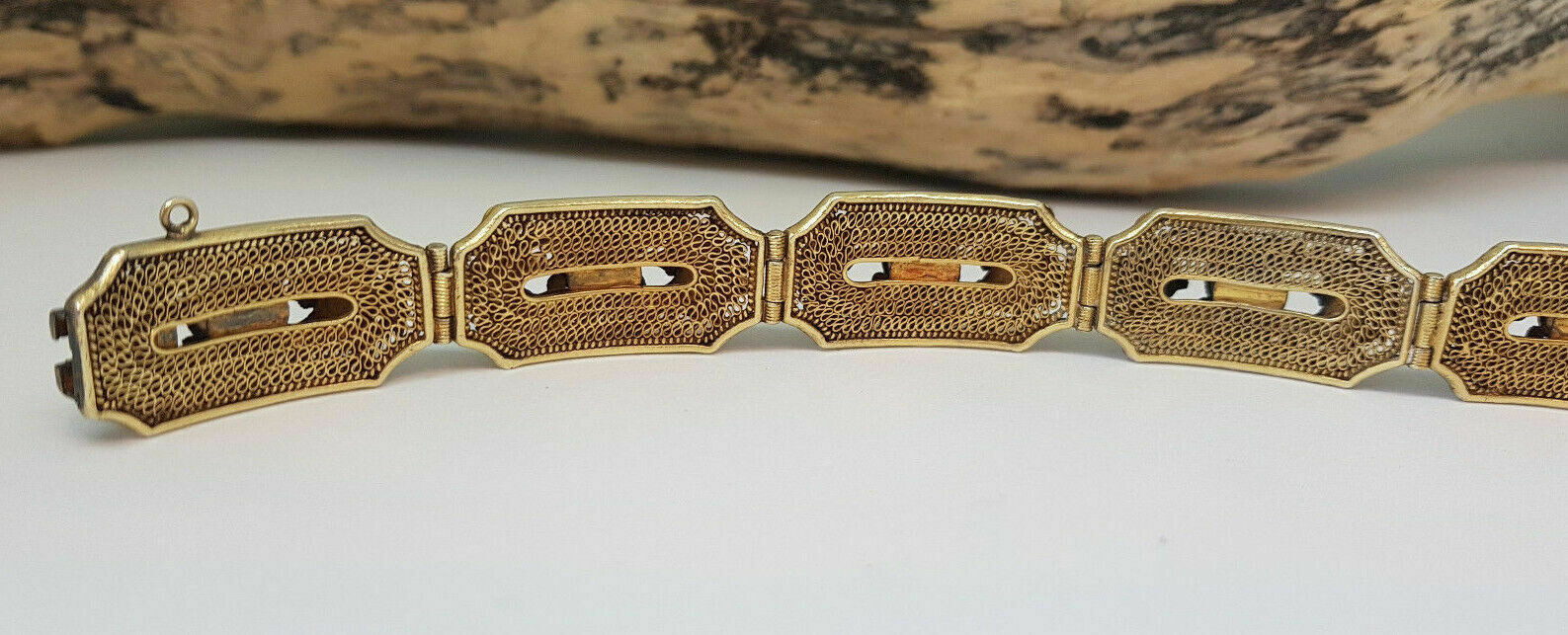 RARE ANTIQUE CHINESE EXPORT SOLID SILVER MALAKITE… - image 5