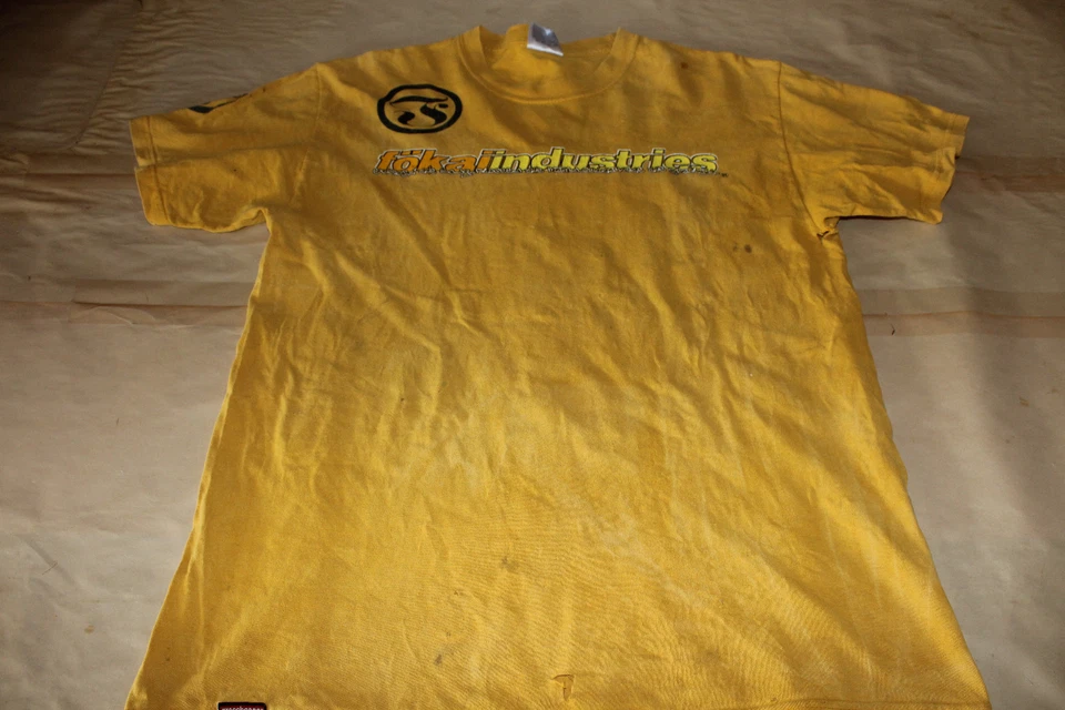 Fokai Industries 男式黄色衬衫关岛瓜汉,尺寸 M — 第 3/4 张图片