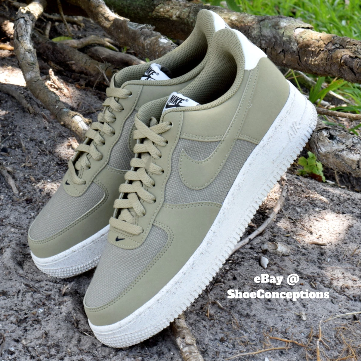 Nike Air Force 1 '07 LV8 Shoes Neutral Olive White FJ1954-200  Men's Sizes NEW