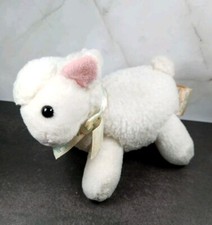 Vintage Carter's Mini Stuffed Animal Rattle Lamb/Sheep