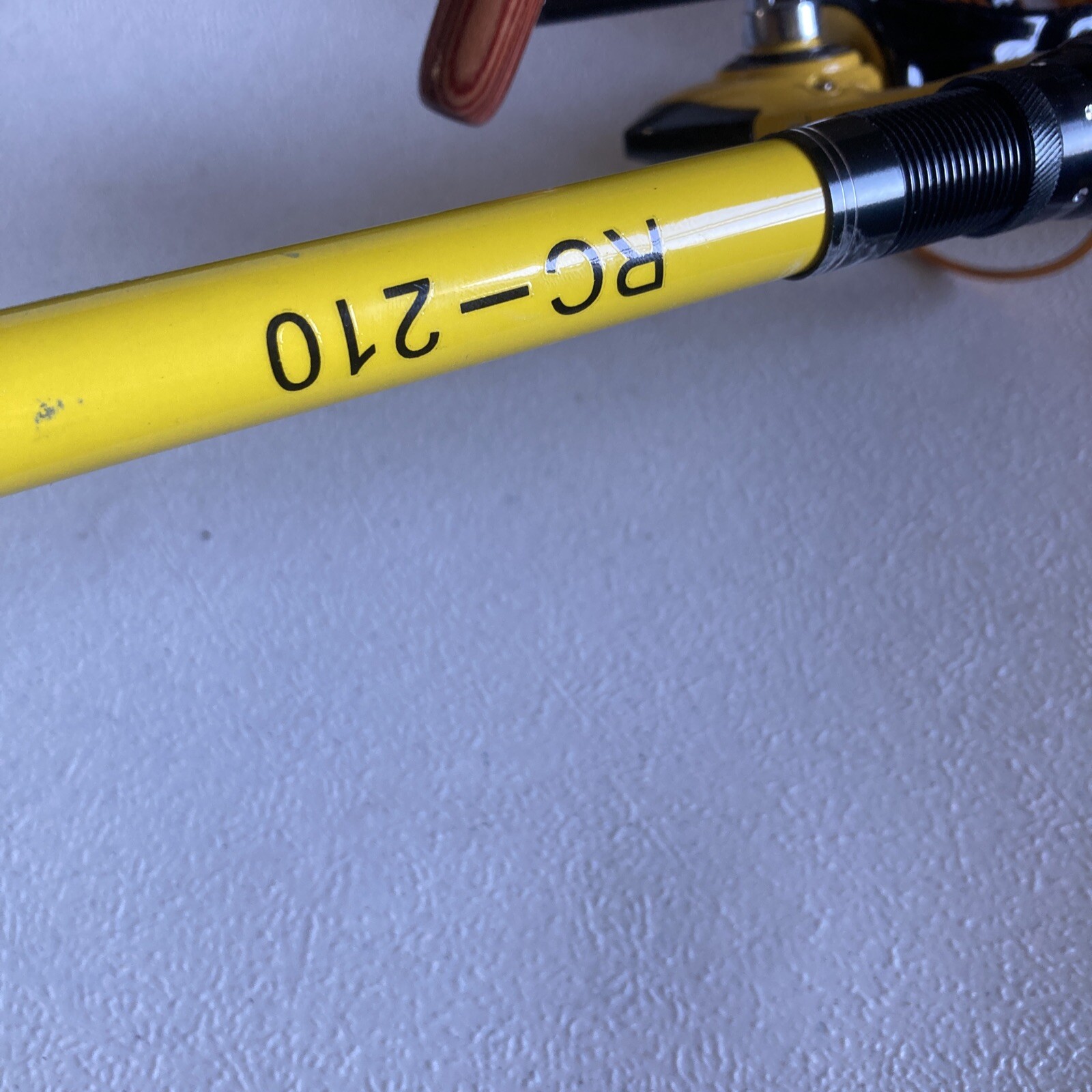 Richcat Fishing Pole WA5000 Travel Rod Reel Extendable Freshwater Yellow Black