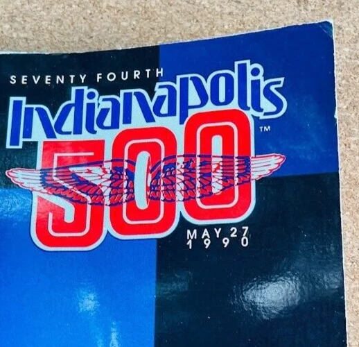 INDY 500 1990 Original Souvenir Program Book Indianapolis Indiana Race Car - Image 2 of 3