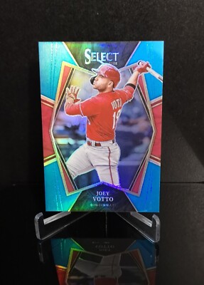 #'d/149   JOEY VOTTO SP 2022 Panini Select Light Blue Prizm Premier Level #121