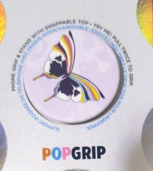 Vera Bradley POPSOCKETS POPGRIP Phone Grip & Stand W/ Swappable Top Butterfly - Image 3 of 4