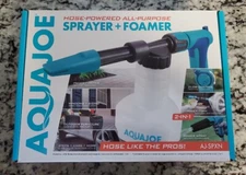 Aqua Joe AJ-SPXN 2-in-1 Hose Powered All Purpose Adjustable Power Sprayer Foamer