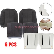 For 2002-2005 Dodge Ram 1500 2500 3500 Front Seat Cover Gray Foam Cushion
