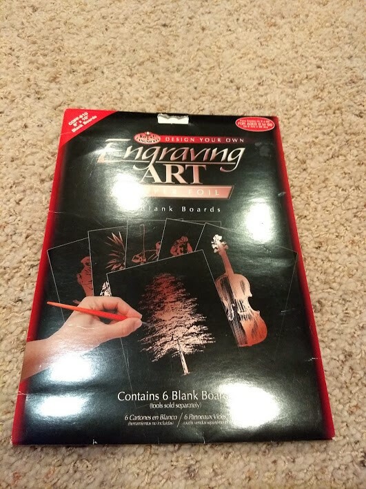 NEW Copper Foil Engraving Art Blank Boards 8X10 Pkg of 6 090672001795 COPF-810