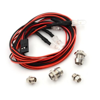 RC Car 4pcs RC Model Drift Car LED Night Light 5mm & 3mm Headlamps RC Part .t2