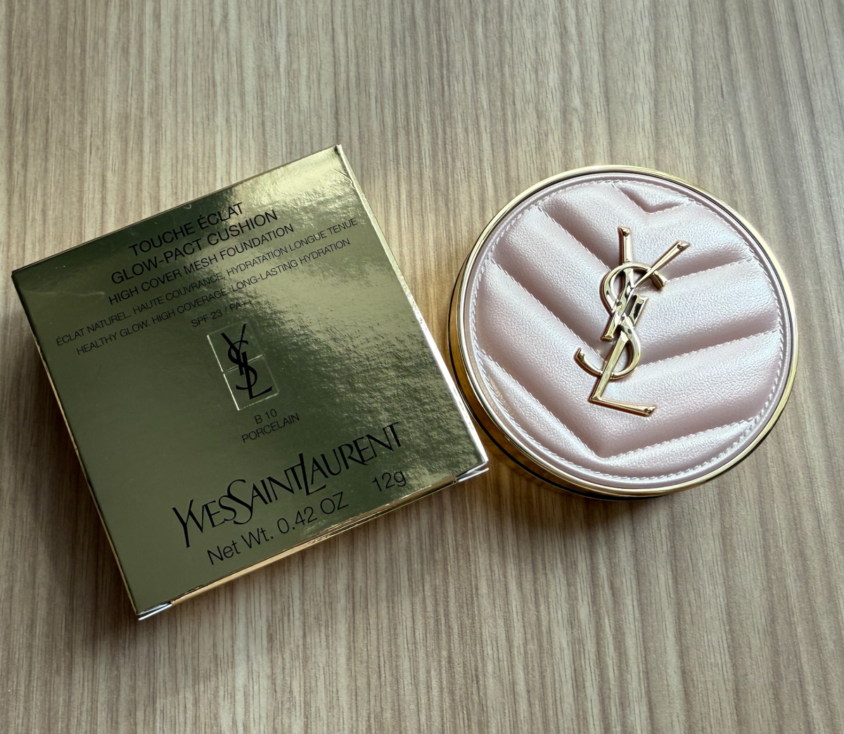 New YSL Yves Saint Laurent Touche Eclat Glow Pact Cushion B10