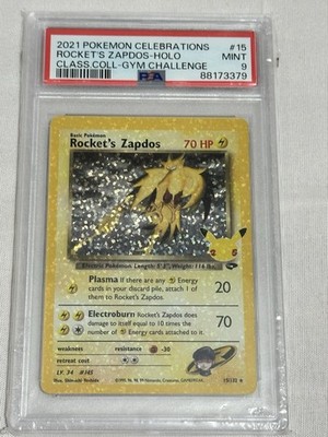 Rocket's Zapdos 15/132 Celebrations: Classic Collection Holo for
